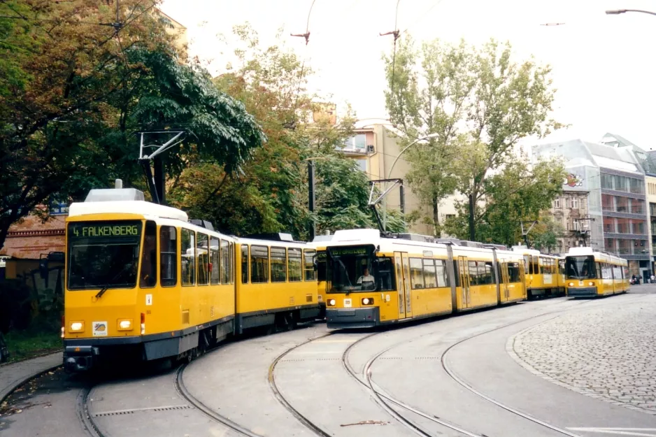 Berlin fast line M4 at S Hackescher Markt (2002)