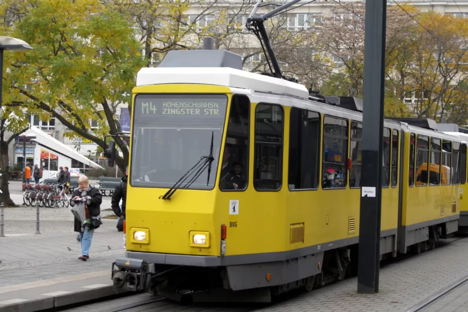 Berlin fast line M4  close by S+U Alexanderplatz / Gontardstr. (2010)