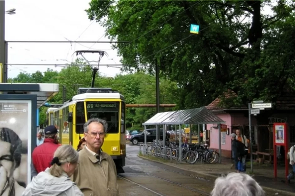 Berlin tram line 68 at S Grünau (2006)