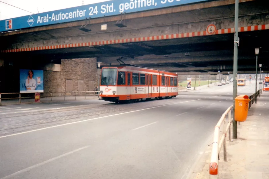 Bochum tram line 306  near Hauptbahnhof (1996)