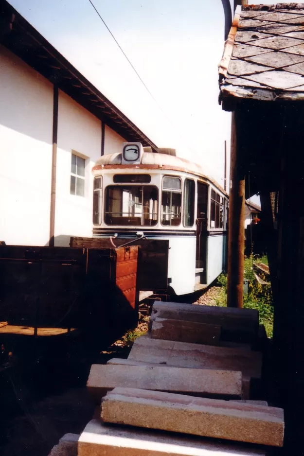 Bolzano railcar 13 on Strada alla Stazione, Klobenstein/Collalbo (1991)