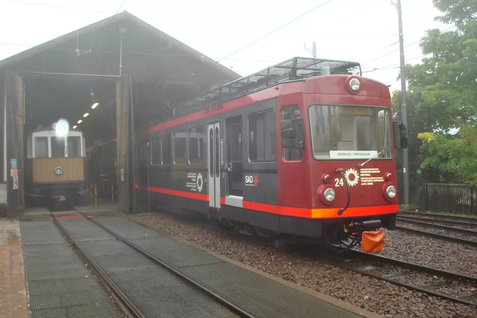 Bolzano railcar 24 at the depot Oberbozen/Soprabolzano (2012)