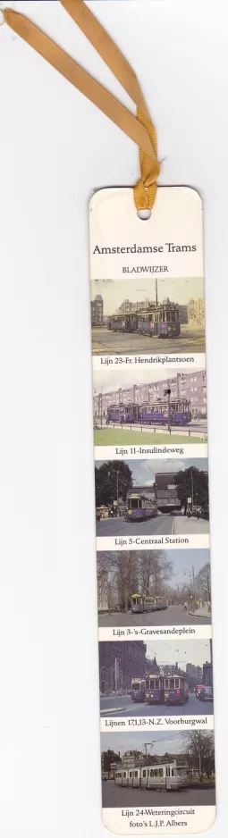 Bookmark: Amsterdam party line 23 on Fr. Hendrikplantsoen (1989)