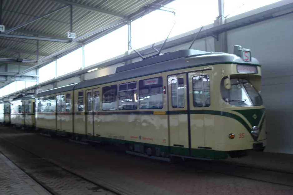 Braunschweig museum tram 35 inside Verkehrs-Gmbh (2012)