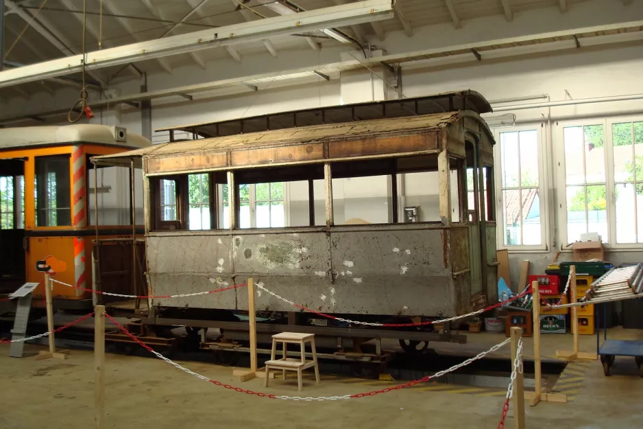 Bremen horse tram 23 during restoration Das Depot (2011)