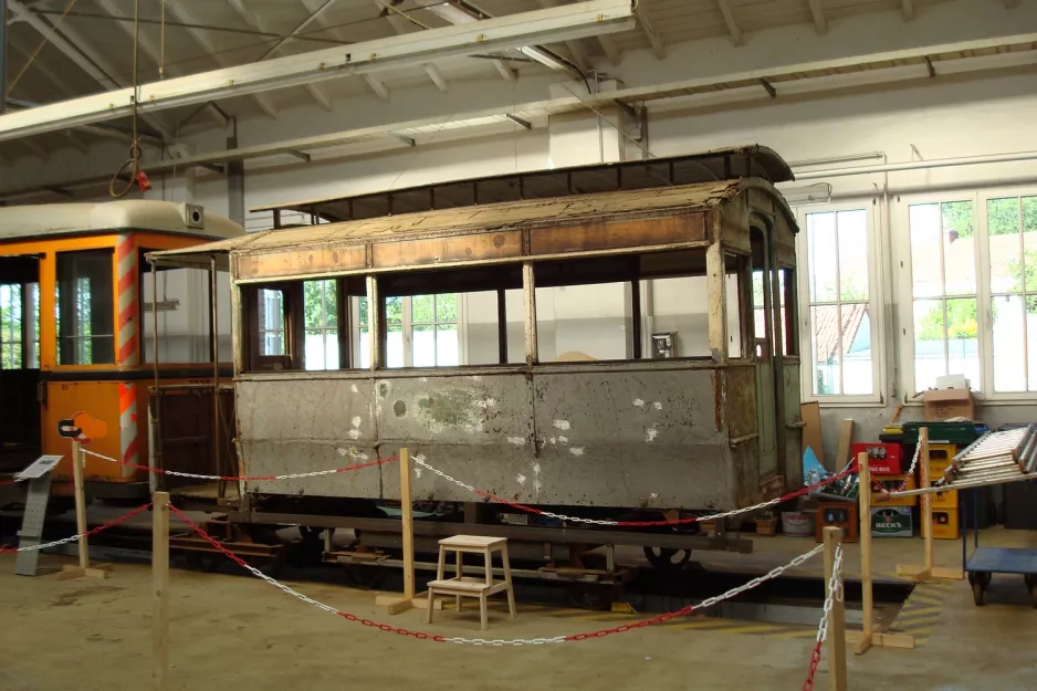 Bremen horse tram 23 inside Das Depot (2011)