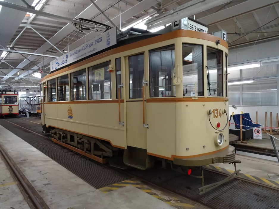 Bremen railcar 134 on Das Depot (2019)