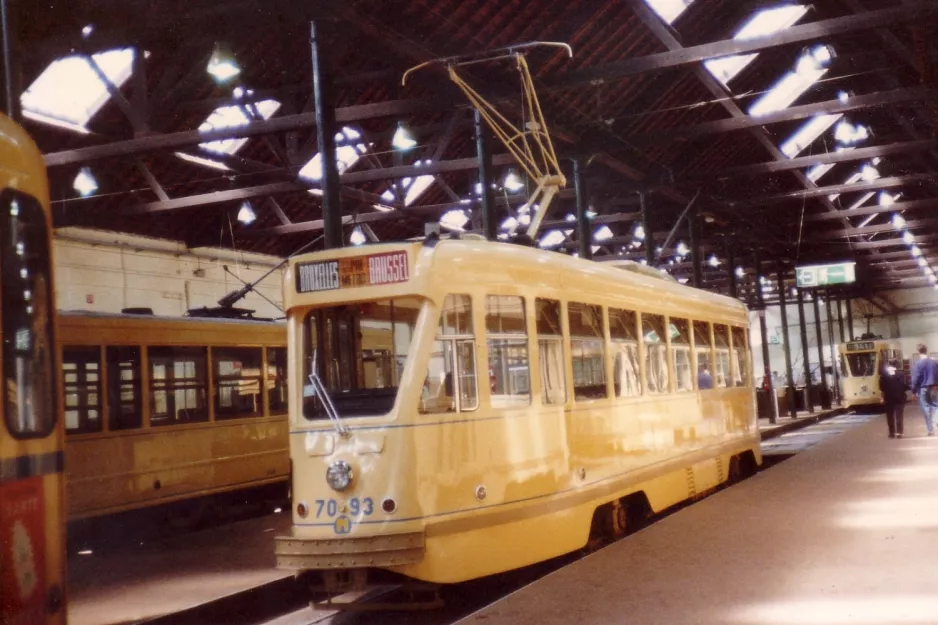 Brussels railcar 7093 on Musée du Tram (1990)