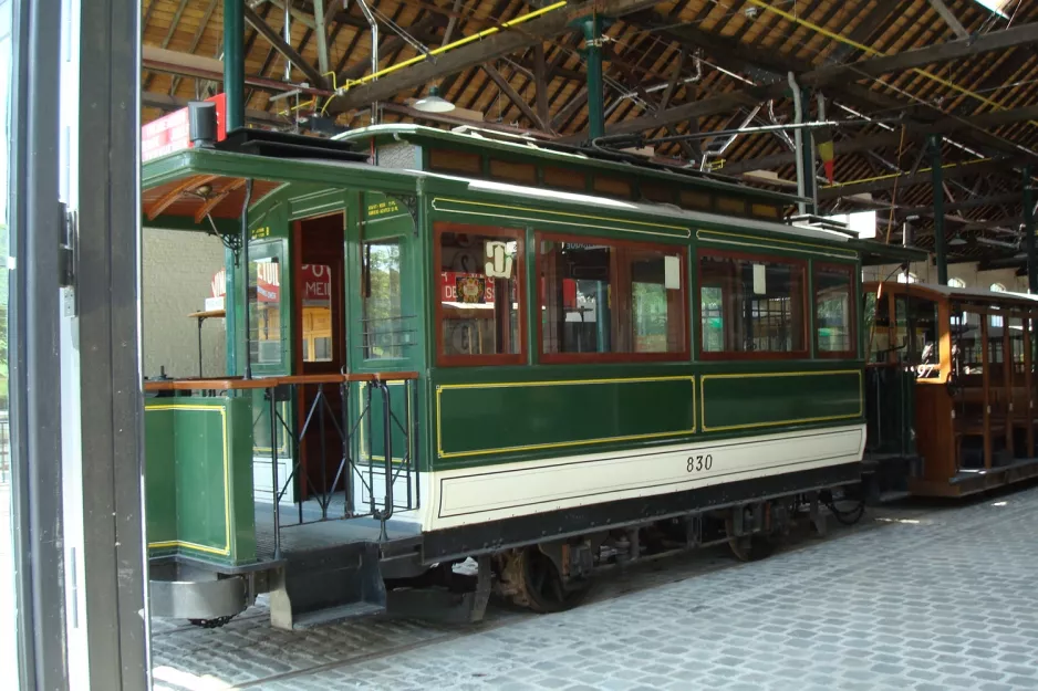 Brussels railcar 830 on Musée du Tram (2010)