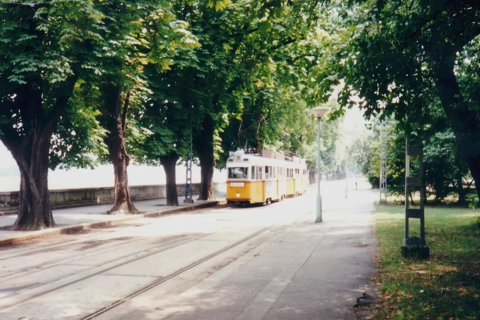 Budapest tram line 19  near Halász utca (1994)