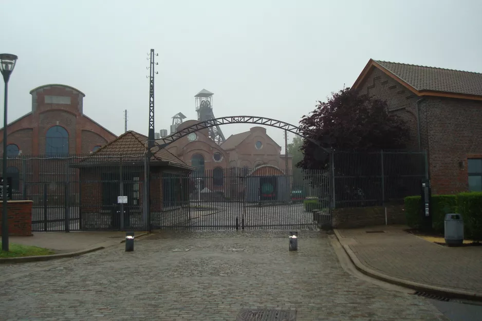 Charleroi the entrance to Le Bois du Cazier (2014)