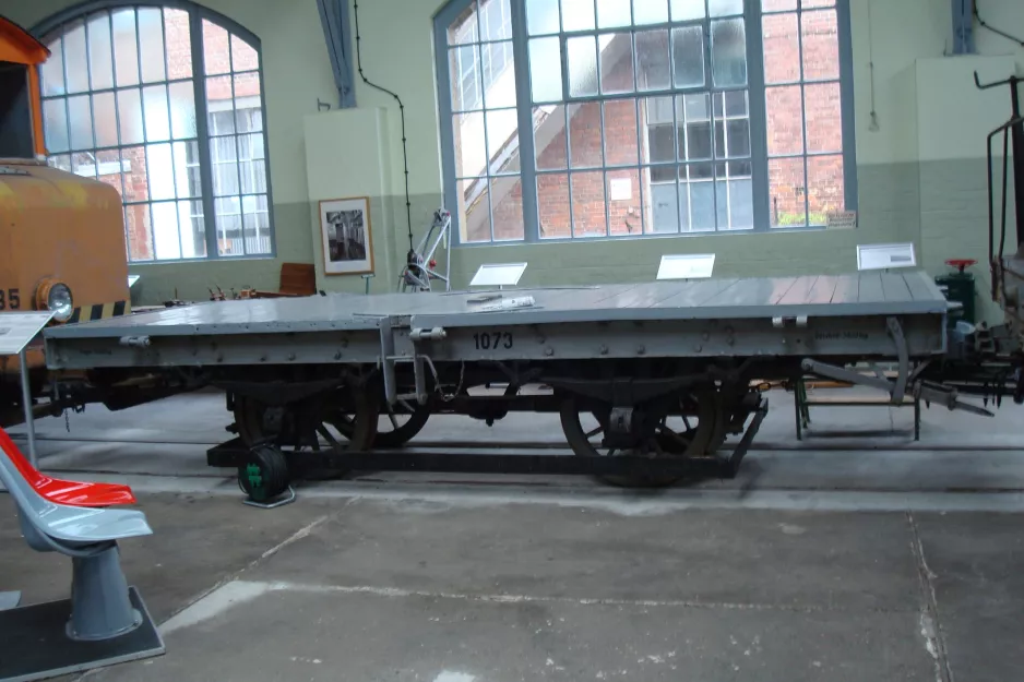 Chemnitz freight car 1073 in Straßenbahnmuseum (2015)