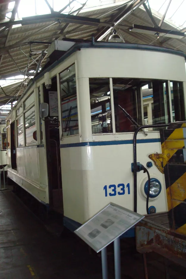 Chemnitz service vehicle 1331 in Straßenbahnmuseum (2015)