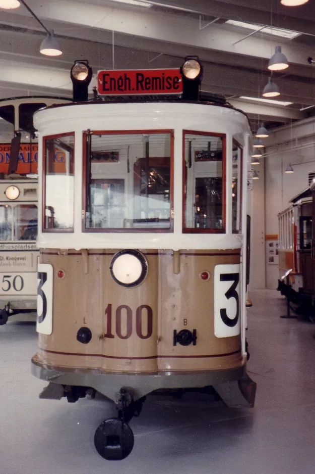 Copenhagen railcar 100 on HT museum (1984)