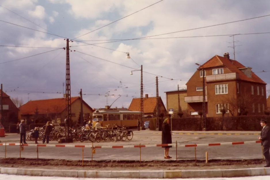 Copenhagen tram line 5 near Formosavej (1972)