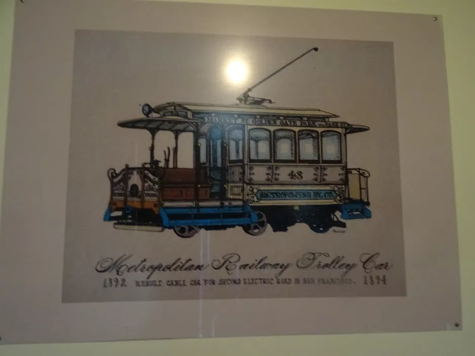 Drawing: San Francisco  Moetropolitan Railway Trolley Car (2023)