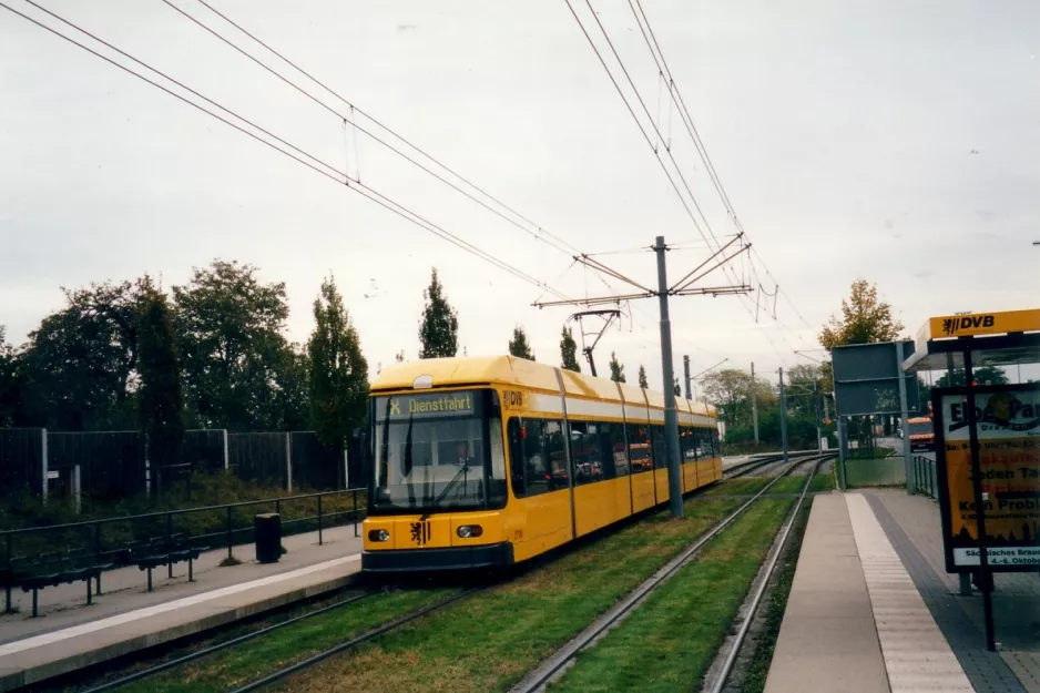 Dresden low-floor articulated tram 2719 at Semmelweisstraße (2002)