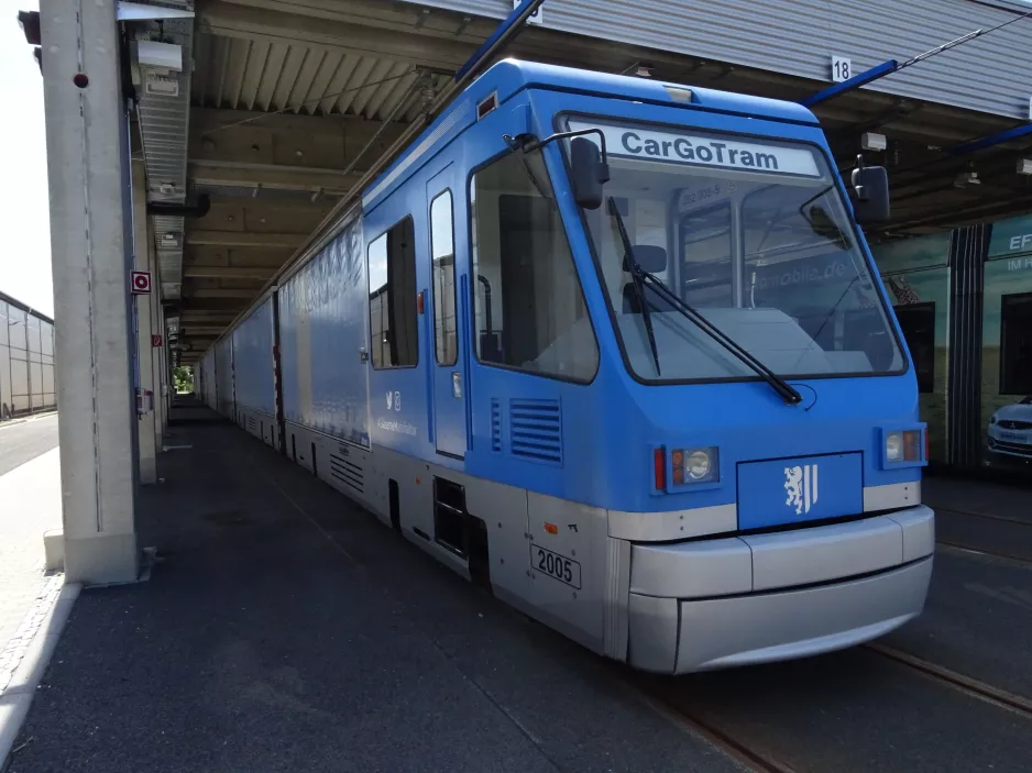 Dresden motor freight car 2005 at Betriebshof Trachenberge (2019)