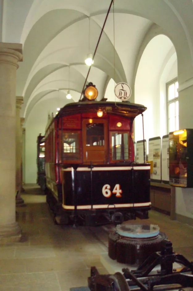 Dresden railcar 64 on Verkehrsmuseum (2011)