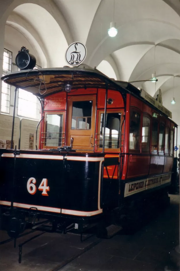 Dresden railcar 64 on Verkehrsmuseum Dresden (1996)