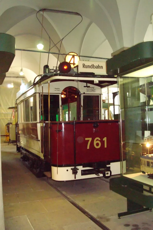 Dresden railcar 761 on Verkehrsmuseum (2011)