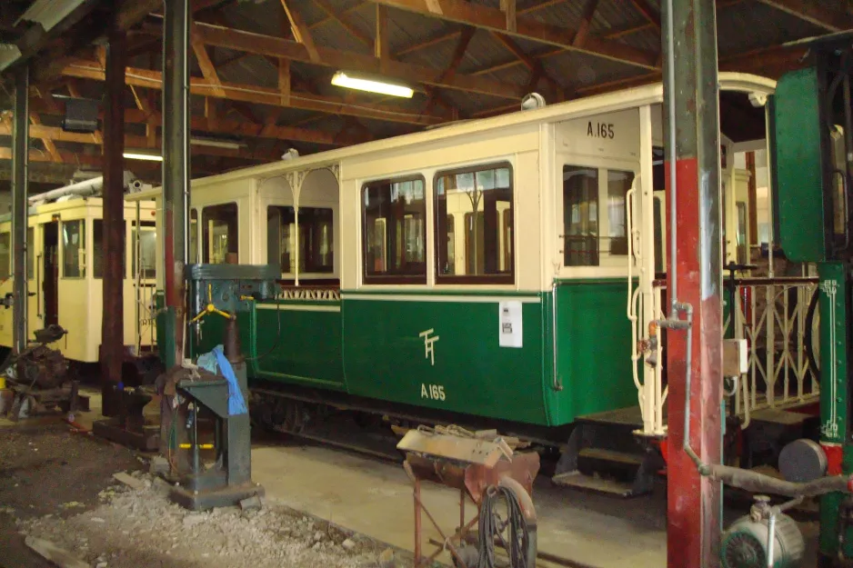 Érezée sidecar A.165 inside Tramway Touristique de l'Aisne (2014)