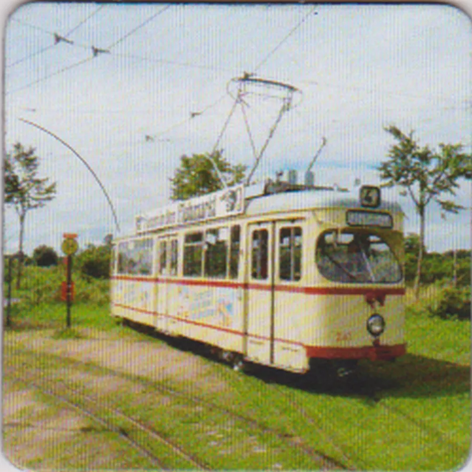 Fridge magnet: Schönberger Strand museum line with railcar 241 on Museumsbahnen (1993-2021)