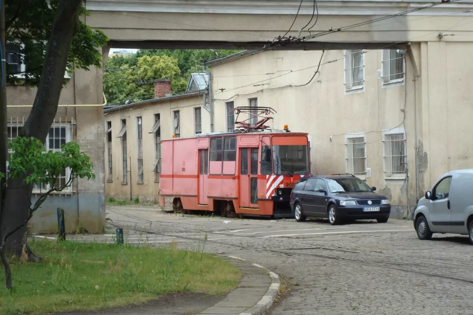 Gdańsk service vehicle 9001 at Wydzial Ruchu (2011)