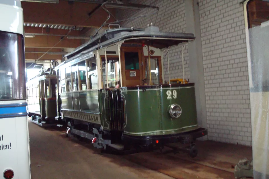 Gera museum tram 29 inside Depot Zoitzbergstr. (2014)