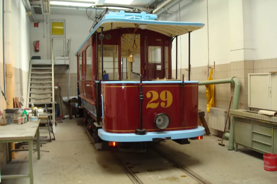 Görlitz museum tram 29 inside Zittauer Str. (2015)