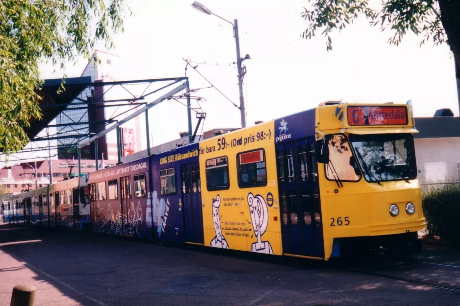 Gothenburg articulated tram 265 at Rantorget (1995)