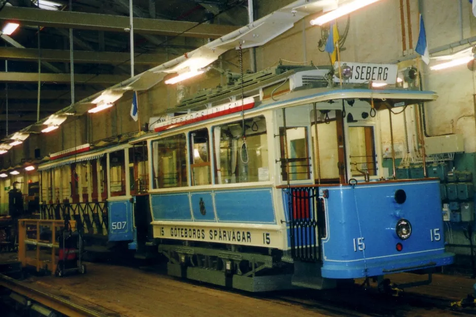 Gothenburg railcar 15 inside Gårdahallen (2005)