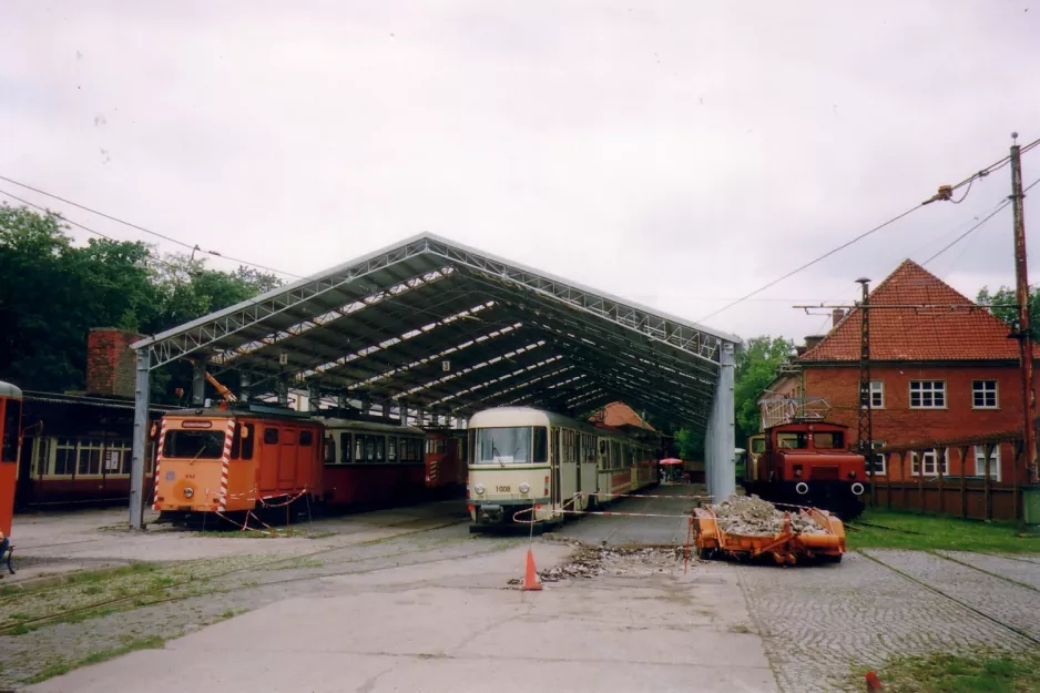 Hannover railcar 1008 the depot Hannoversches Straßenbahn-Museum (2006)
