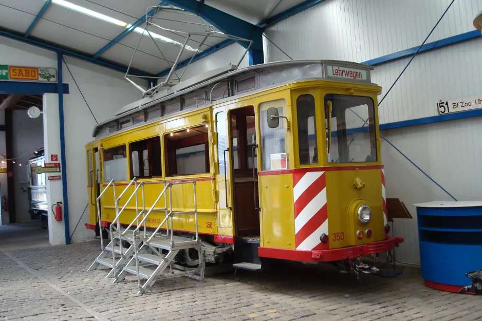 Hannover school tram 350 on Hannoversches Straßenbahn-Museum (2014)