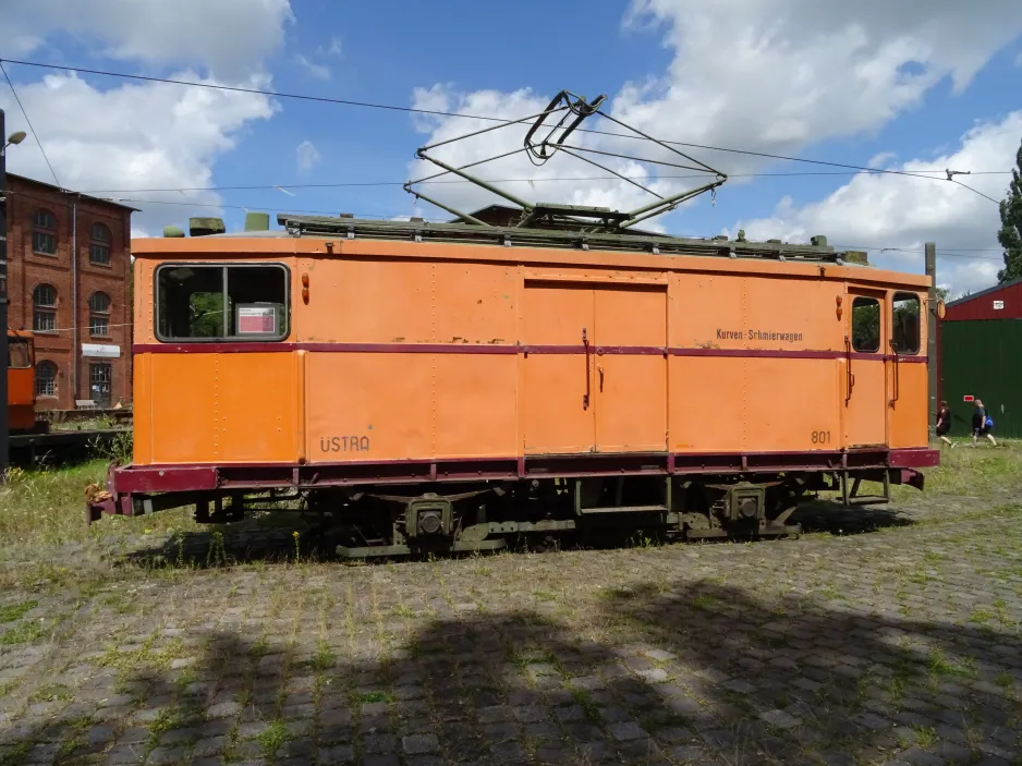 Hannover service vehicle 801 on Hannoversches Straßenbahn-Museum (2024)