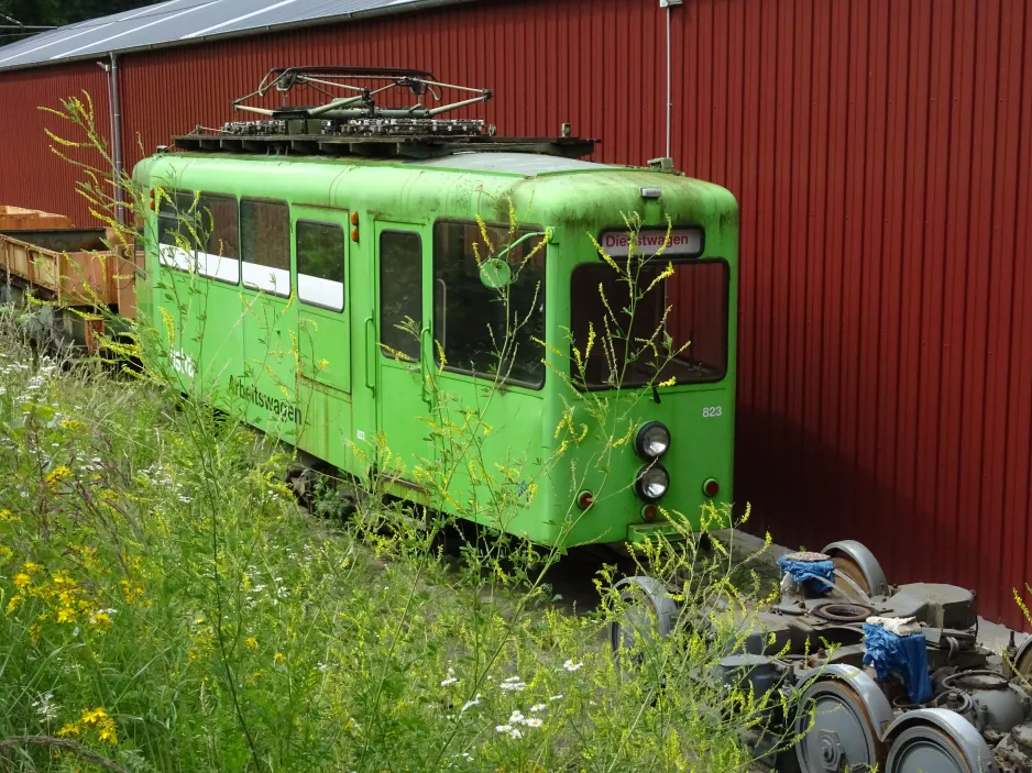 Hannover service vehicle 823 at Hannoversches Straßenbahn-Museum (2024)