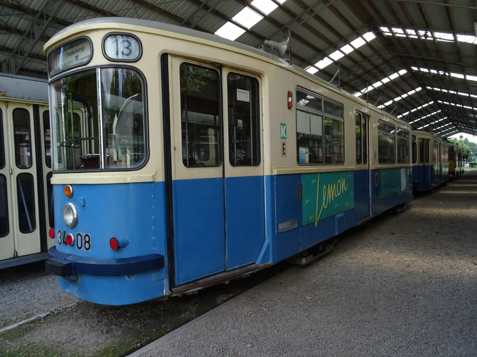 Hannover sidecar 3408 on Hannoversches Straßenbahn-Museum (2024)