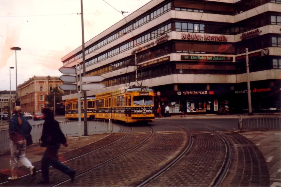 Hannover special event line 18 on Thielenplatz (1986)