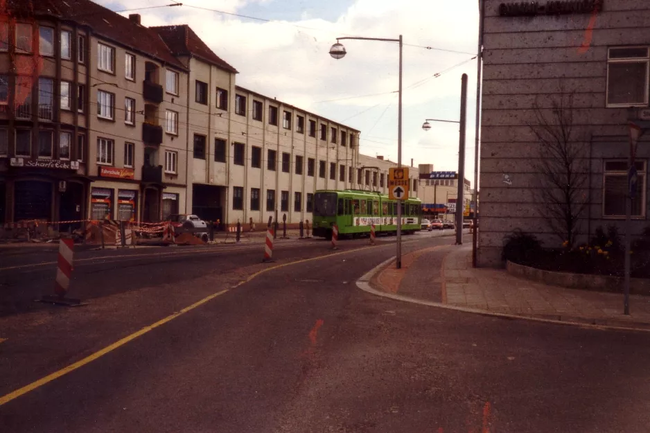 Hannover tram line 1  near Bothmerstr. (1990)