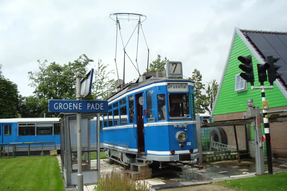 Hoogwoud railcar 212 at Groene Pade, Hotellet Controversy Tram Inn (2014)