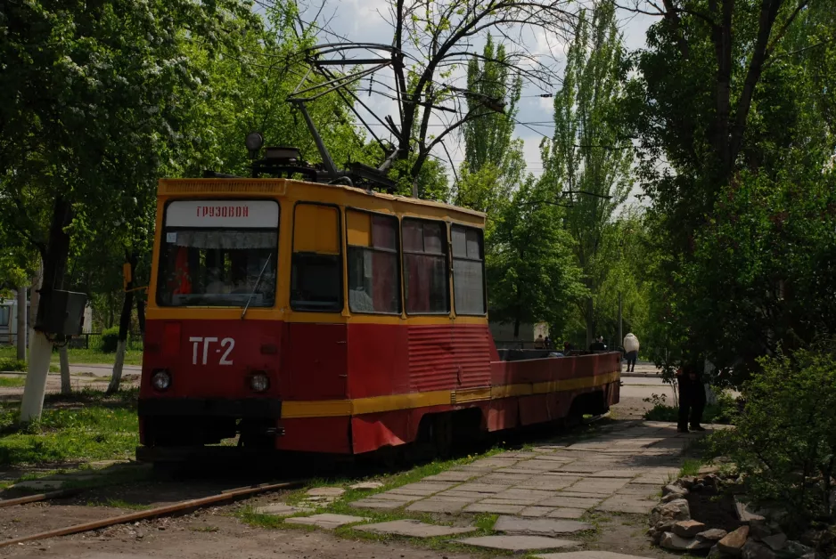 Horlivka service vehicle TL-2 at the depot 1, Prospekt Lenina (2011)