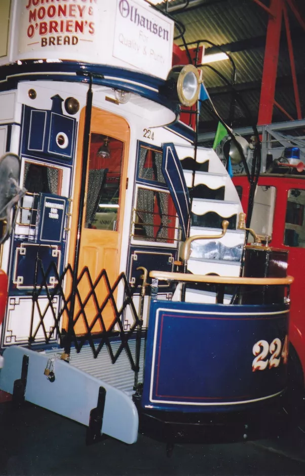Howth railcar 224 on National Transport Museum of Ireland (2006)