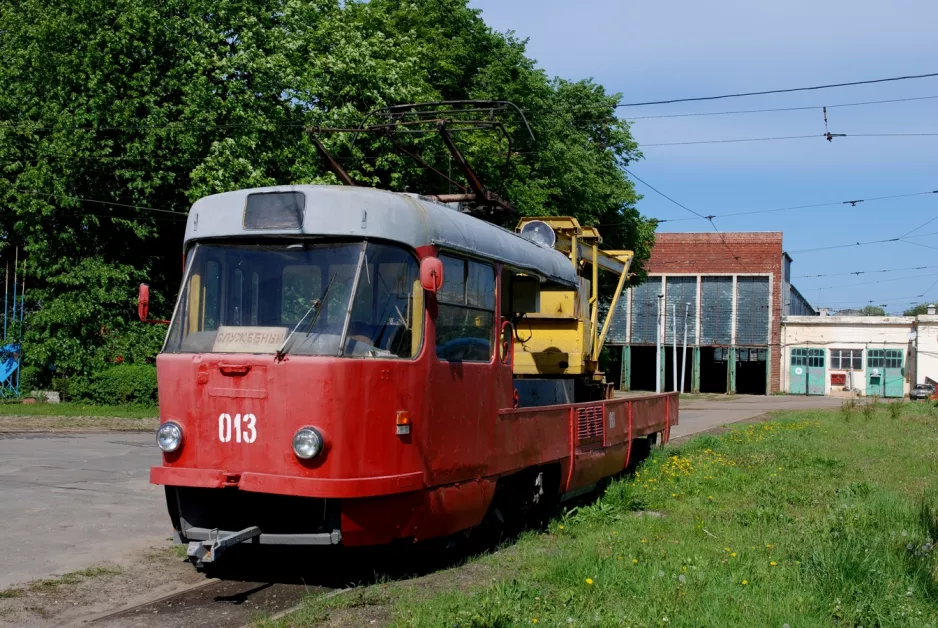 Kaliningrad service vehicle 013 at Tramvaynoye Depo (2012)