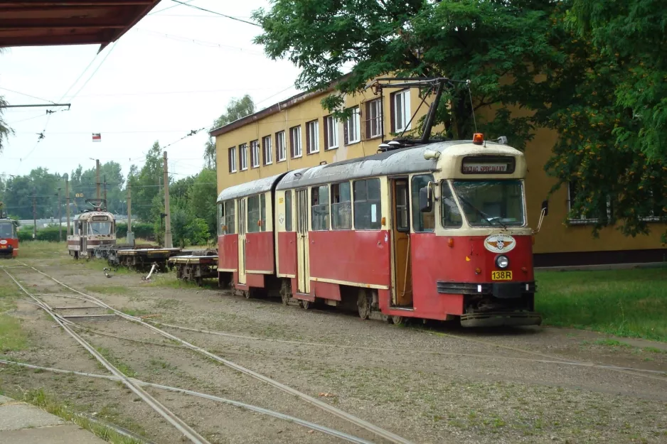 Katowice service vehicle 138R at the depot Depot 2, Szopienice (2008)