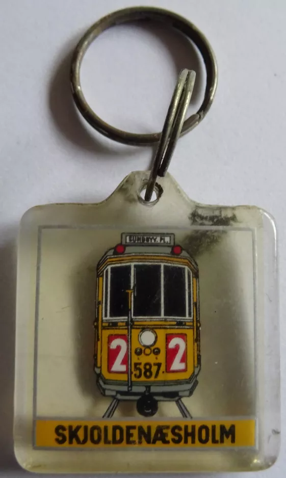 Keyring: Skjoldenæsholm railcar 587 (1990)