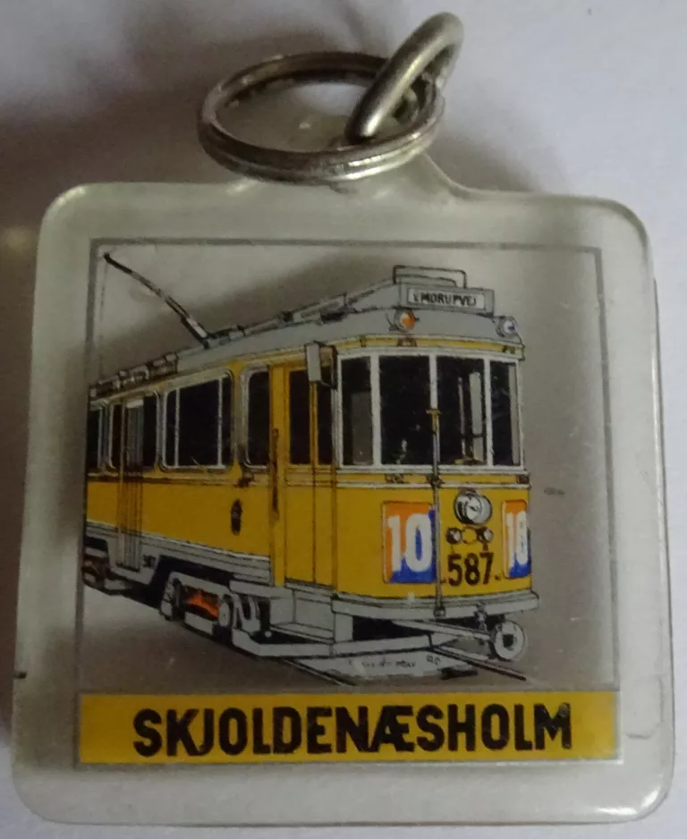 Keyring: Skjoldenæsholm railcar 587 (2001)