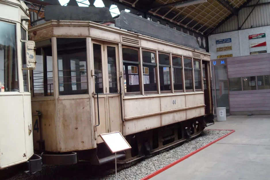 Liège sidecar 44 in Musée des Transports en Commun (2010)