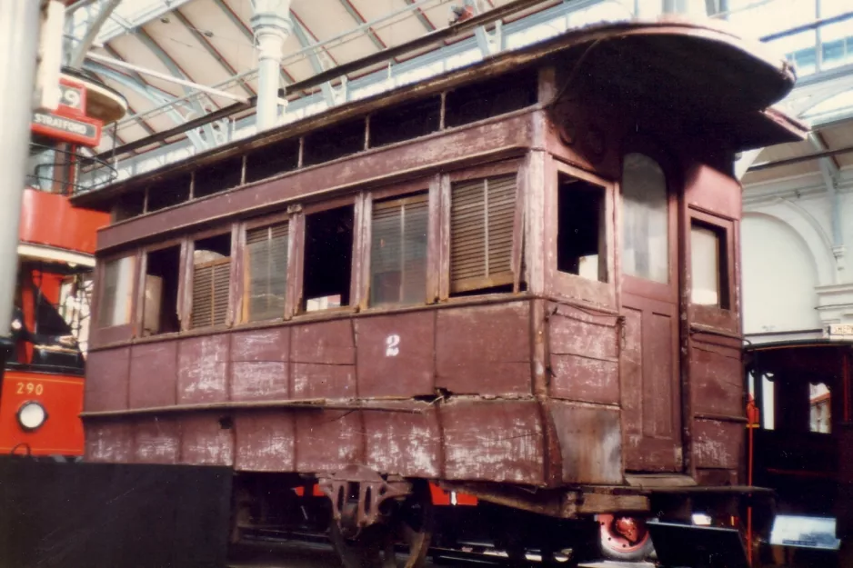 London horse tram 2 in Covent Garden (1985)