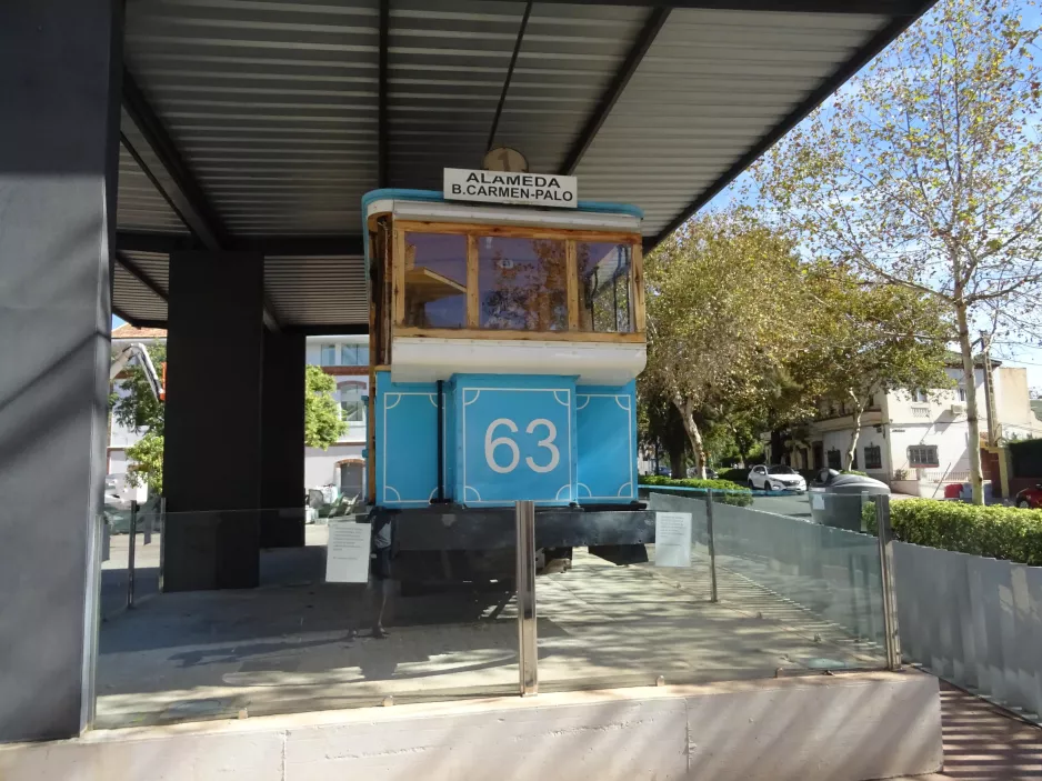 Málaga railcar 63 by Av. Juan Sebastián Elcano, 133 (2023)