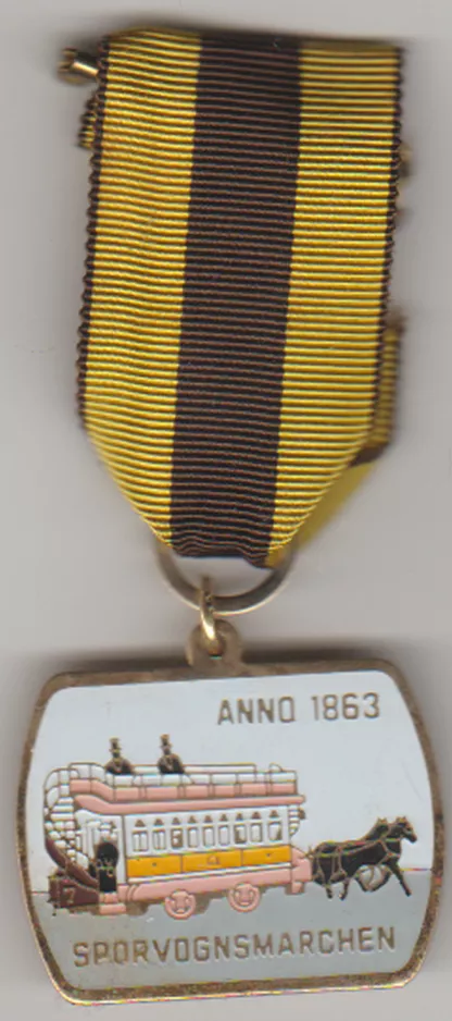 Medal: Copenhagen Anno 1863 Sporvognsmarchen (1992)